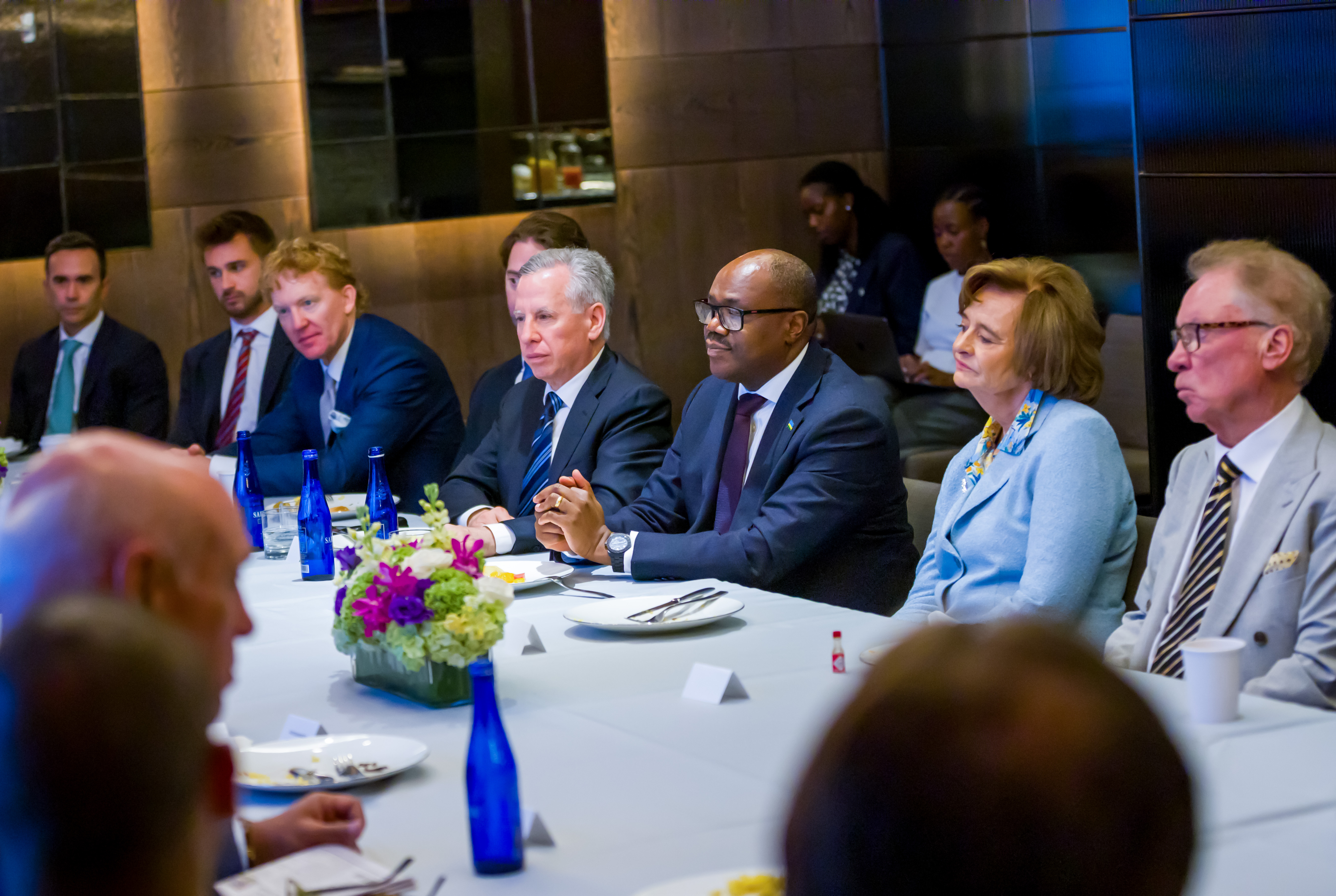 CMA’s Chairperson Hosts Rwanda’s Prime Minister at Investor Breakfast in New York